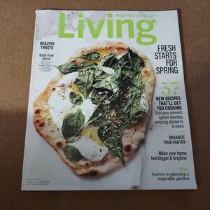 Martha Stewart Living Magazine April 2014 Fresh Starts For Spring Cooking & Home